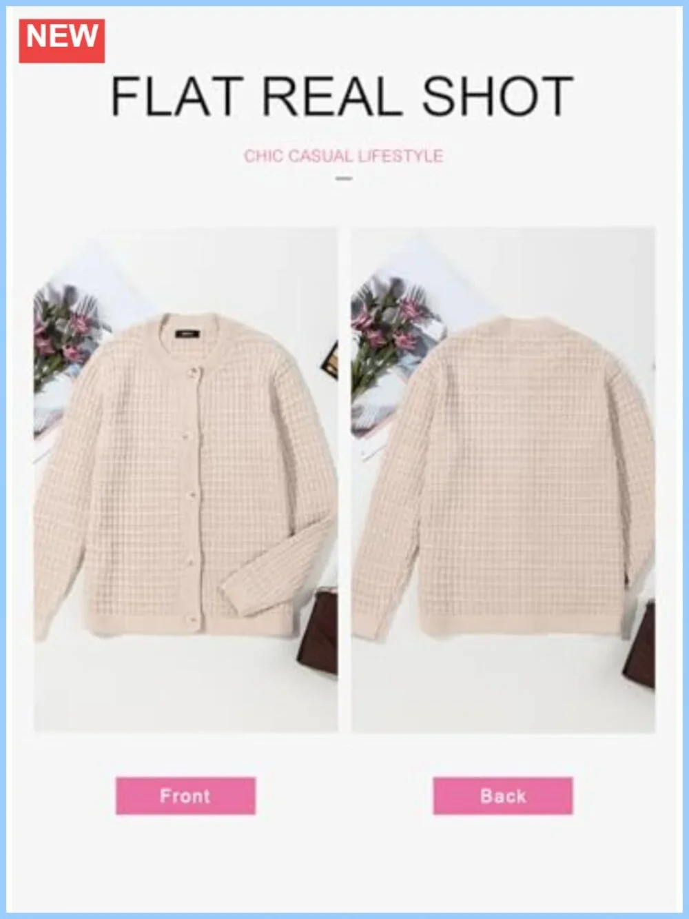 Women's Cardigan Sweaters Long Sleeve Button Down Knit Jacket Cotton